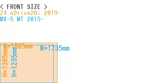 #Z4 sDrive20i 2019- + MX-5 MT 2015-